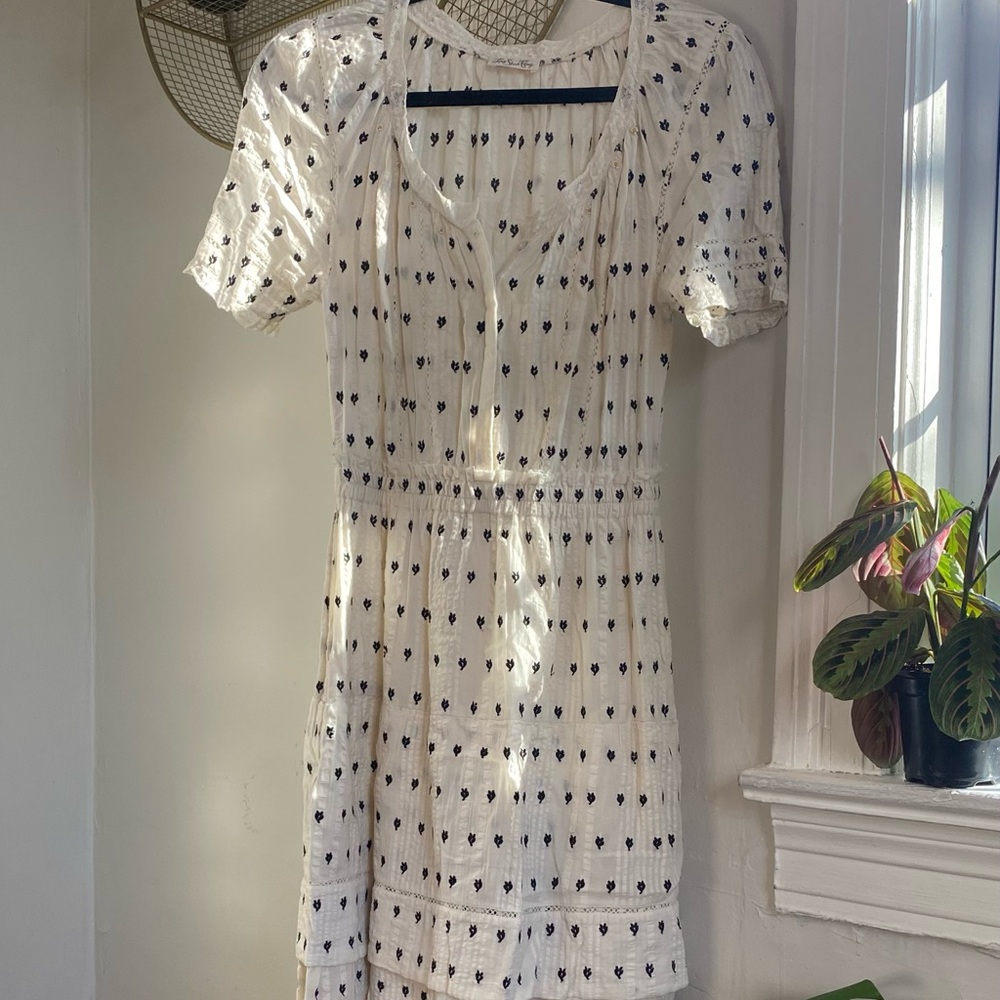 LoveShackFancy Embroidered Maxi Dress
